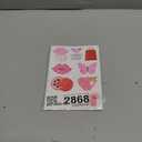Heart Stickers, 252 PCS Pink Love Self Adhesive Stickers Bulk, 24 Sheets Heart Label Decorative Scrapbooking Sticker for Envelopes Cards Gift Crafts Wedding Birthday Party Favors Decorations Supplies