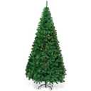  8Ft Artificial PVC Christmas Tree Stand Indoor Outdoor Green