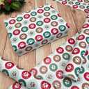 5 x Vnaaem 10 Sheets Paw Print Wrapping Paper - Funny Christmas Dog Cat Paw Design Gift Wrap for Winter Holiday Birthday Baby Shower - 20 X 28 Inches
