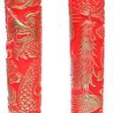 Ciieeo 1 Pair Dragon and Phoenix Wedding Candle Menorah Ornament Chinese Wedding Prop Red Straight Candle Long Wedding Pillar Candles Baby Paraffin Chinese Style Dragon and Phoenix Candle