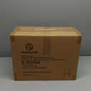 Famiware Dinnerware Sets for 4, Ocean Square 12-Piece Kitchen Plates and Bowls Sets, Reactive Glaze, Microwave and Dishwasher Safe, Scratch Resistant, Grey (Gray)