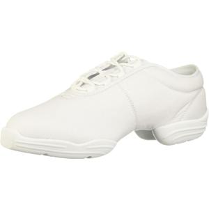 Capezio Canvas Dance Sneaker (12, White)