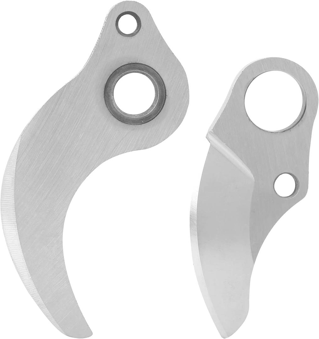 Electric Pruning Shear Blades 2Pcs SK5 Alloy Replacement Blades Heavy Duty Sharp Trimming Scissors for Garden Tree Branch Cutting 30mm Width