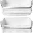 AAP73252202 AAP73252209 Refrigerator Door Shelf Bin (Right) Replaces AAP73252201 AAP73252206 AAP73252211 PS3637058 AP5602939 AH3637058-2 Pack