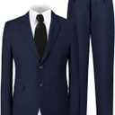 Boys Formal Suit 4 Pieces Set Ring Bearer Outfit Wedding Party Gentleman Tuxedo Dress Up Costume (M)