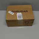 GURUDAR 40OZ/1200ML Glass Pumpkin Teapot with Removable Infuser & Lid, Stovetop & Microwave Safe Clear Borosilicate Glass Tea Maker Water Kettle for Loose Leaf Blooming Tea