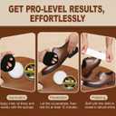 Leather Boot Care Kit, Mink Oil & Saddle Soap for Leather Cleaning & Leather Boots, 6-in-1 Leather Shoe Care Kit