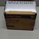 JOLLY CHEF 2lb Paper Food Trays, 100 Pack Disposable Paper Boat, Serving Boats, Food Holder Trays for Snacks French Fries Nachos Hot Dog Tacos BBQ Party