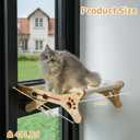 Cat Window Perch, Cat Window Hammock Adjustable Window/Floor Double-use Hammock for Windowsill, Bedside, Drawer and Cabinet