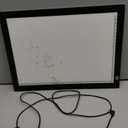 comzler A4 LED Light Board, 3 Level Dimmable Brightness USB Power Artcraft Light Table for Tracing, Light Drawing Sketch Pad for Animation, Sketching, Drawing, Stenciling, Artists - Black