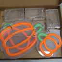 Retisee 3 Pcs Thanksgiving Neon Sign LED Pumpkin Lights Dimmable Pumpkin Neon Signs Battery Operated for Home Wall Window Harvest Celebrate Party Holiday Decor Gift