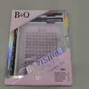 B&Q Flora Eyelash Clusters Kit - Velure DIY Lash Extension Kit at Home Beginner-Friendly Natural Lashes, 120pcs 8-18mm Wispy Clusters with 0.3mm Invisible Band & Waterproof, Daily Collection