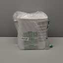 Cesun Small Bathroom Trash Can with Lid Soft Close, Step Pedal, 5 Liter / 1.3 Gallon Stainless Steel Garbage Can with Removable Inner Bucket, Waste Basket for Bathroom, Bedroom (White)