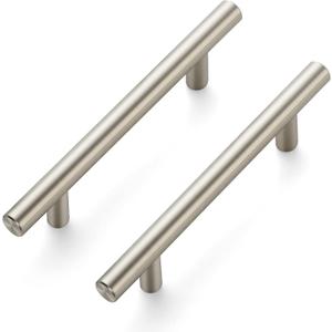 Ravinte 30 Pack | 6'' Cabinet Pulls Satin Nickel Stainless Steel Kitchen Drawer Pulls Cupboard Pulls Brushed Nickel Cabinet Handles 6Length with 3.75 Hole Center