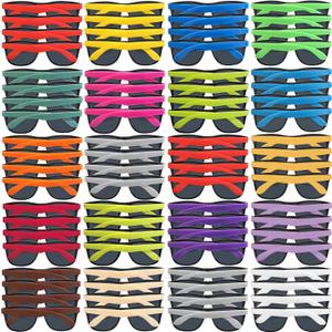 72 Pack Bulk Sunglasses Party Favors,18 Colors Neon Party Sunglasses in bulk for Adults and Kids,80's Style Sun Glasses for Summer Pool,Beach,Classroom Prize,Birthday Goody Bag,Goodie Bag Fillers