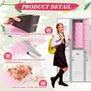 Konohan 2 Pcs School Magnetic Wallpaper for Lockers 12" x 36" Removable Magnetic Wallpaper Decorative Locker Accessories for School University(Dasiy)