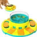 Dog Puzzle Toys for Dog Boredom and Mentally Stimulating, Interactive Slow Food Feeder Dispenser, Professional Level 2 in 1 for Large/Medium/Small Dog