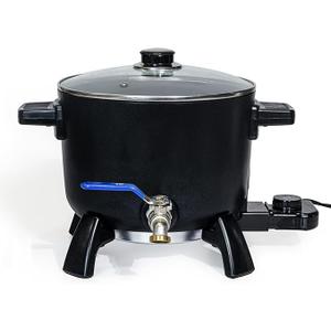 Wax Melter for Candle Making, 6Qts Candle Wax Melting Pot with Spout for Soy Wax Soap Base Easy Pour & NonStick & Temps