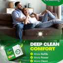 60 Count Dry Sweeping Cloths Refills for Swiffer Sweep + Mop, 4X Clean Power Sweeper Mop Pads to Clean Hair, Dirt, Dust, Disposable Unscented Dry Cloths Refills for Mopping Home, Bathroom, Kitchen