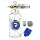 Tool Daily Pressure Washer Foam Cannon, Adjustable Snow Foam Lance with M22 and 1/4 Inch Quick Connect, Additional Orifice Nozzle 1.1mm, Car Wash Mitt, 1.5 Liter