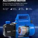 Orion Motor Tech Vacuum Pump, 4.5 cfm 1/3 hp HVAC Single Stage Vacuum Pump for R12 R22 R134a R410a R502, Auto AC Vacuum Pump Kit for Automotive Air Conditioner Resin Degassing & More, Oil Included
