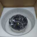 Lamomo Semi Flush Mount Ceiling Light, Upgraded Larger 12 Inch Black Hallway Light Fixture, 3 Light Globe Glass Close to Ceiling Light, Indoor Hanging Light for Bedroom Kitchen Porch Hallway