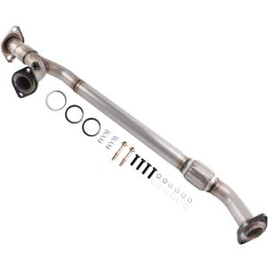 409 Stainless Steel Exhaust Front Flex Pipe Compatible with
