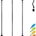 OCEANBROAD Adjustable Fishing Kayak Paddle - 94in/240cm-98in/250cm-102in/260cm Aluminum Alloy Shaft with Paddle Leash