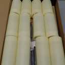 Set of 24 Waterproof Outdoor Flameless Candles, LED Candles with 4 Remote and Timer,(H 4" 5" 6" x D 2.2"),for Halloween Wedding Festiv