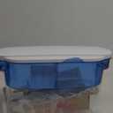 PUR 30-Cup Countertop Water Filter Dispenser, 1 Genuine PUR Filter, 2-in-1 Powerful Filtration, Lasts 2 Months or 40 Gallons, Dishwasher Safe, White/Blue (DS1800Z)