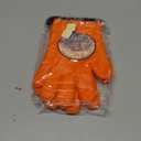 KITCHEN PERFECTION Silicone Smoker Oven Gloves -Extreme Heat Resistant BBQ Gloves -Handle Hot Food Right on Your Smoker Grill Fryer & Pit | Waterproof Oven Mitts |Superior Value Set+3 Bonuses (One Size Fits Most, Orange)