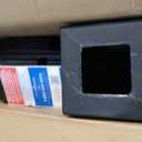 Step2 Atherton Mail Post, Mailbox Not Included, Weather Resistant, Large Outdoor Mailbox Post, Made of Durable Plastic, Easy to Install, Onyx Black