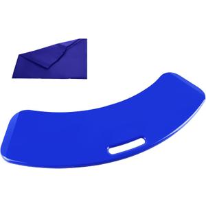 YHK Sliding Transfer Boards, Sliding Boards Transfer to Wheelchairs, Seniors from Bed to Chair, Car, Slide Assist Device, Sliding Boards Hold up to 440 lbs, with Slide Sheet 16"x24" (Blue)