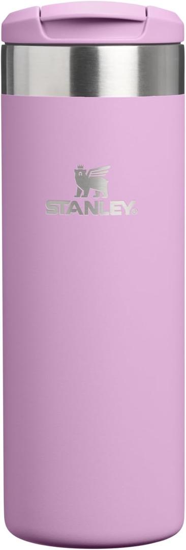 Stanley AeroLight Transit Bottle 16 oz | Locking Drink Through Lid | Leak Resistant Water Bottle or Coffee Travel Mug | Lightweight Insulated Stainless Steel | BPA-Free | Lilac