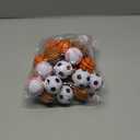 WELLVO Sports Party Favors 36 Pack 1.6 inch Sports Stress Relief toys Goodie Bags Stuffers Mini Foam fidget toys for Stress Anxiety Relief Classroom Prizes Kids Return Gifts Birthday Party Favors Toys