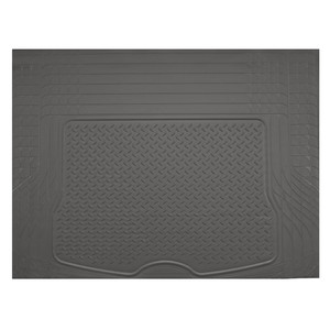 PIC AUTO Heavy Duty Cargo Liner, Trimmable All-Weather Rubber Trunk Mat for Cars, SUVs, Vans & Trucks, Anti-Slip Backing, Durable Protection, Large, Gray