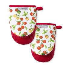 KitchenAid Printed Mini Oven Mitts - Tomato Basil, 2 pk KitchenAid Printed Mini Oven Mitts - Tomato Basil, 2 pk