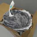 Bedsure GentleSoft Sherpa Fleece Blankets Queen Size for Bed - Thick and Warm Throw for Women and Men, Soft Fuzzy Plush Queen Blanket for Winter, Grey, 90x90 Inches