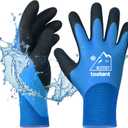 Waterproof Winter Work Gloves for Men and Women, Touchscreen, Freezer Gloves, Thermal Insulated, for Cold Weather (Large, Blue)