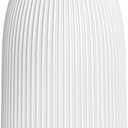 URPOWER Essential Oil Diffusers for Home with 7 LED Color Changing Lights, Timer & Auto-Off Ultrasonic Aromatherapy Diffuser Cool Mist Humidifer Scent Diffuser for Bedroom, Office, Yoga (Striped White)