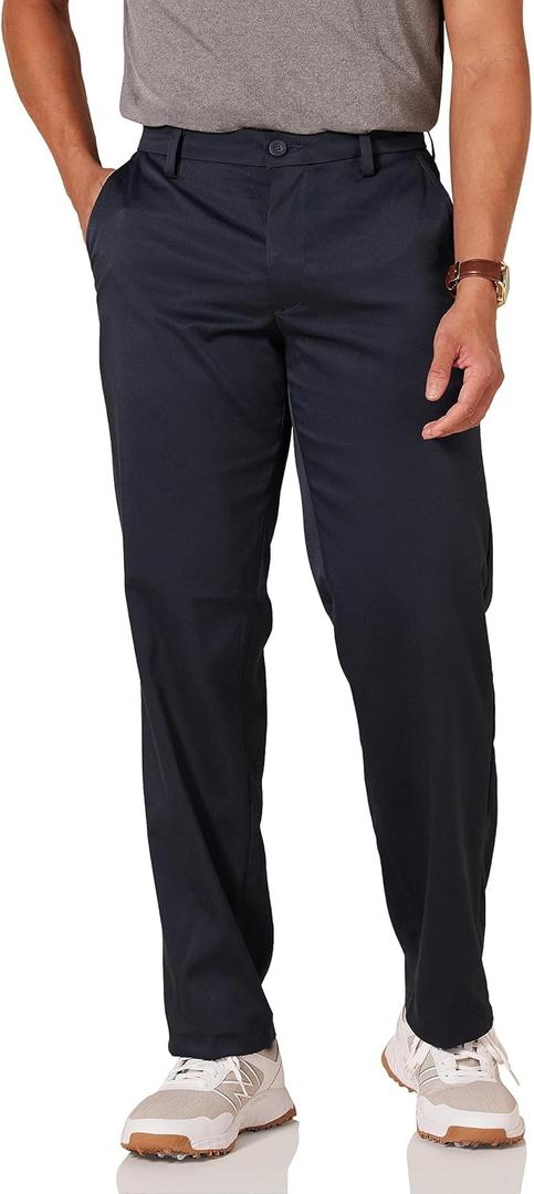 Amazon Essentials Men's Classic-Fit Moisture-Wicking Stretch Golf Pants with Active Waistband, Size 33W x 32L