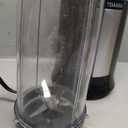 Smoothie Blender, 1300 W Upgraded Compact Personal Blender for Shakes and Smoothies, Juice, Frozen Drinks, Sauces & More, Smoothies Maker with 2 * 32 Oz To-Go Cups, 2*Spout-Lids (Grey)