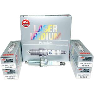 NGK Laser Iridium Spark Plug DILKAR7H11GS 96964 (4 Pack) Compatible with TLX ILX Accord Civic CR-V Reach 26.5mm Gap 1.1mm Resistor Value 5K Ohm Cast Iron 10.8-18 lb. ft. Aluminum 10.8-14.5 lb. ft.