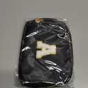 Belt Bag Crossbody Bags for Girls Women,Mothers Day Gifts for Mom from Daughter,Birthday Gifts for 8 9 10 11 12 13 Year Old Girl,Small Waist Packs Kids Fanny Pack,Initial White A,Black Bag