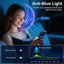 Esanik [2-Pack for iPhone 17 Pro Sunset Color Privacy Screen Protector - Gradient Purple Anti-Spy Tempered Glass, Anti-Blue Light, Pink Military-Grade 9H Hardness,Shatterproof, Flawless Fit Tray