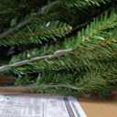 National Tree Company 6 ft Unlit Black Tinsel Artificial Christmas Tree, 520 Tips, Includes Stand