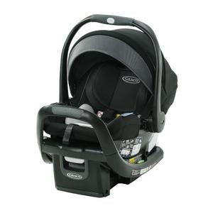Graco SnugRide SnugFit DLX Infant Car Seat, Baby Car Seat Rear Facing with Anti Rebound Bar, Carseat with Adjustable Base and 5 Recline Positions, Spencer Manufactured  09/18/2019