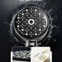 Filtered Shower Head with Handheld, High Pressure 6 Spray Mode Chrome Showerhead with Filterswith 79 Inch Stainless Steel Hose and Adjustable Showerhead Holder