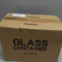 16PCS (8 Bowls + 8 Lids) High Borosilicate Glass Meal Prep Containers, Food Storage Containers with Airtight Lids, Glass Lunch Bento Boxes,Dishwasher Safe, pink