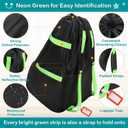 Sublaga Waterproof Car Seat Bags For Airplane Travel, Durable Carseat Cover For Air Travel Car Seat Travel Bag with Shoulder Straps and 2pcs Luggage Tags For Airplane